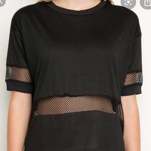 Black mesh top 👻
